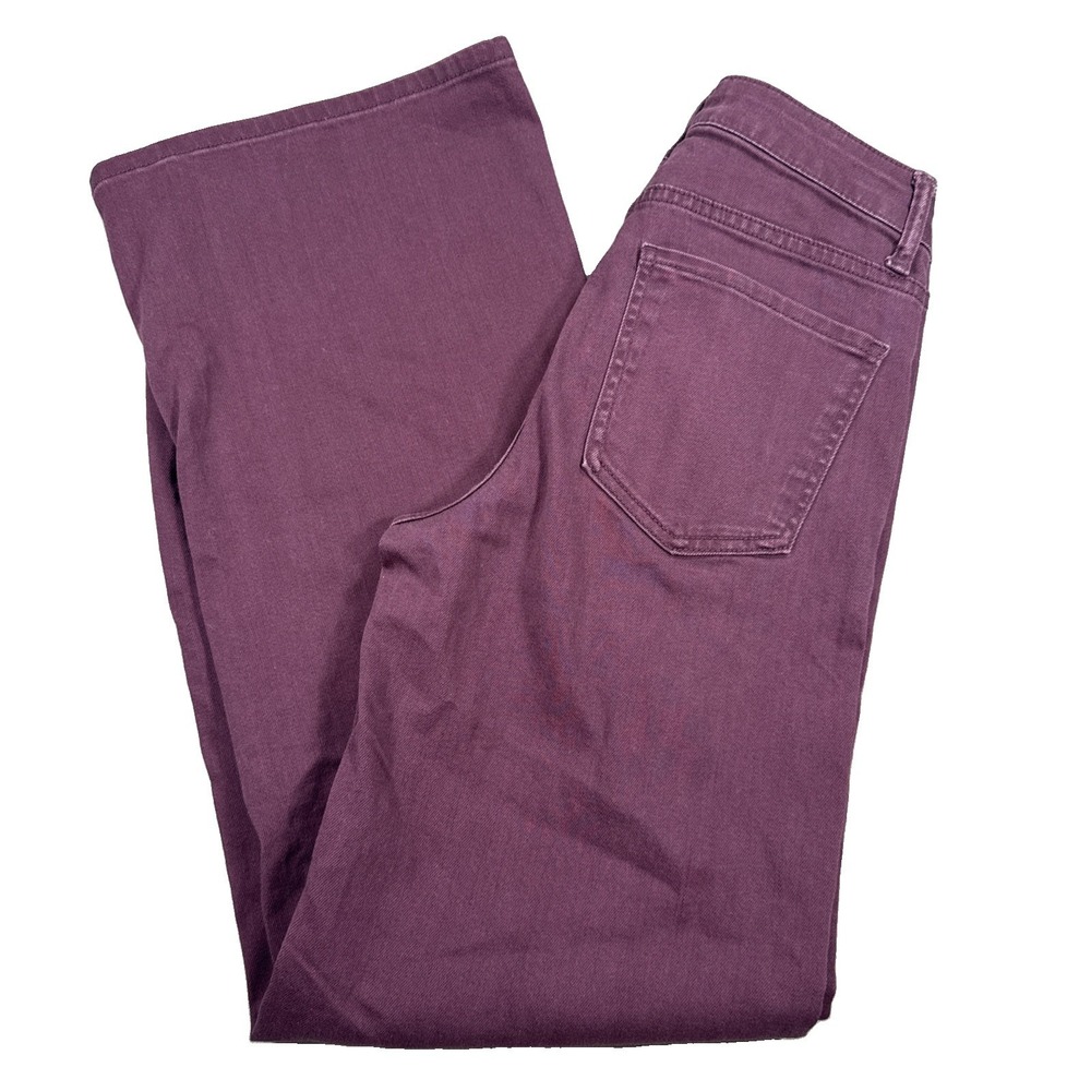 Quince Jeans Women's 24 Wine Red Bella Stretch Wide Leg Denim